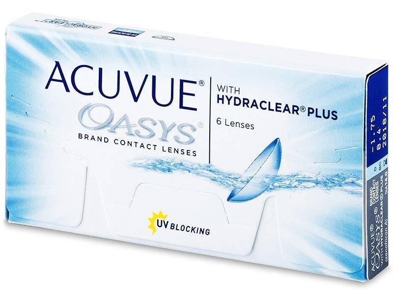 Acuvue Oasys Lentes de Contacto Miopía e Hipermetropía